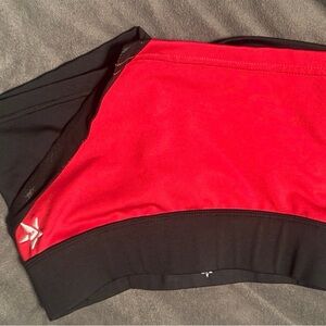 Kids Red and Black Athletic Skort - Performance Activewear